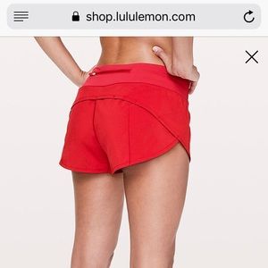 Lululemon Speed Up Shorts